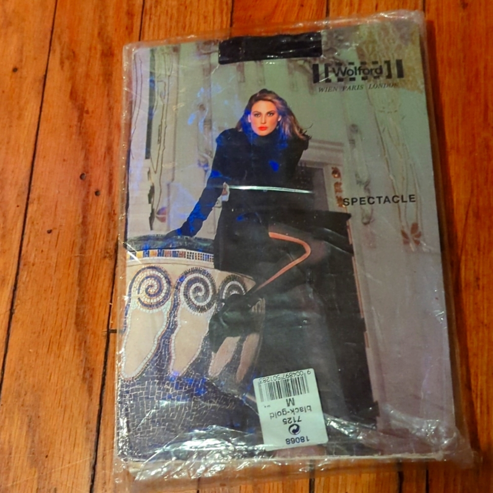 Vintage Wolford Spectacle Tights Size Medium